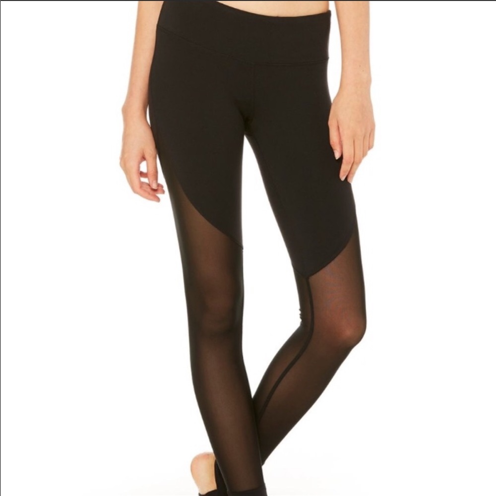 ALO Yoga “Show Off” Sheer Leggings XS